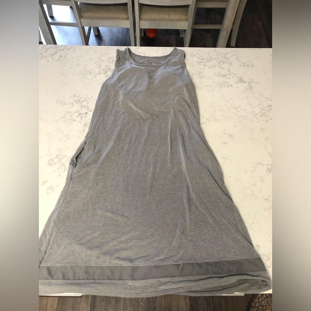 Women's Gray Athletic Tank Dress Size Small
